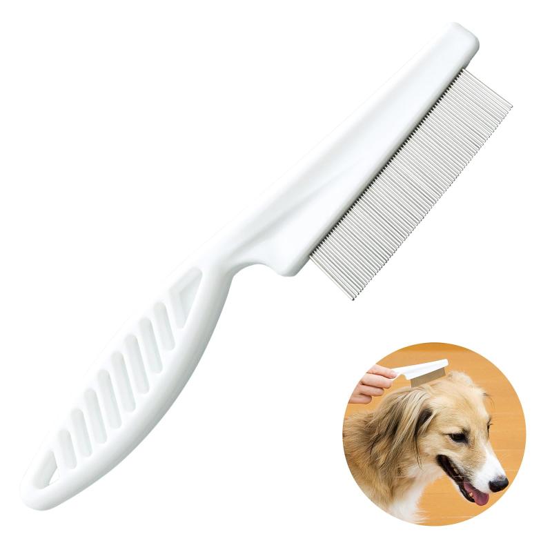 コモライフ ペット用 ノミ取りコーム ペット ノミ取り くし ブラシ 犬 猫 犬猫兼用 ステンレス ブラッシング