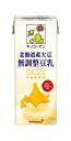 キッコーマン 北海道産大豆 無調整豆乳 200ml ×18本