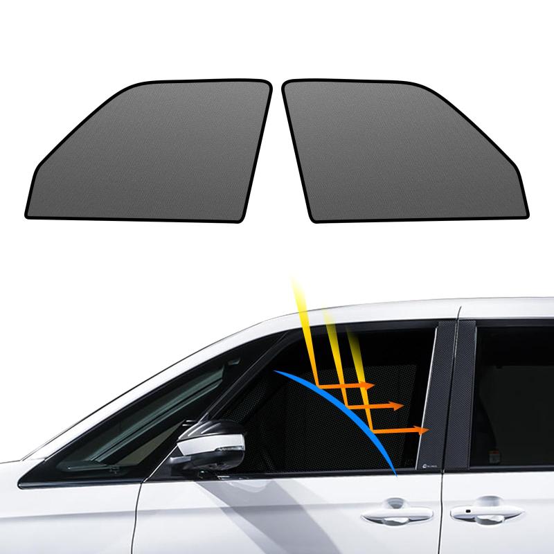 BLUESEATEC トヨタ ヴォクシー ノア 90系 遮光 メッシュカーテン マグネット式 サンシェード サイド用 VOXY NOAH R4.1-現行 運転席 助手席 日除け 2枚