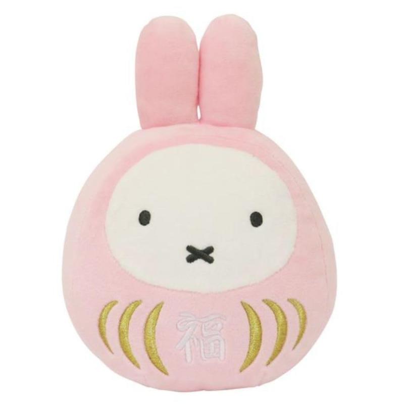 セキグチ(Sekiguchi) ディック・ブルーナ ミッフィー 福だるま さくら色 ぬいぐるみ S サイズ:H20×W14cm