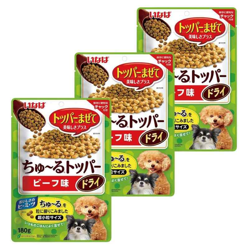 Rakuten - いなば ちゅ～る トッパー ドライ ビーフ味 180g×3個