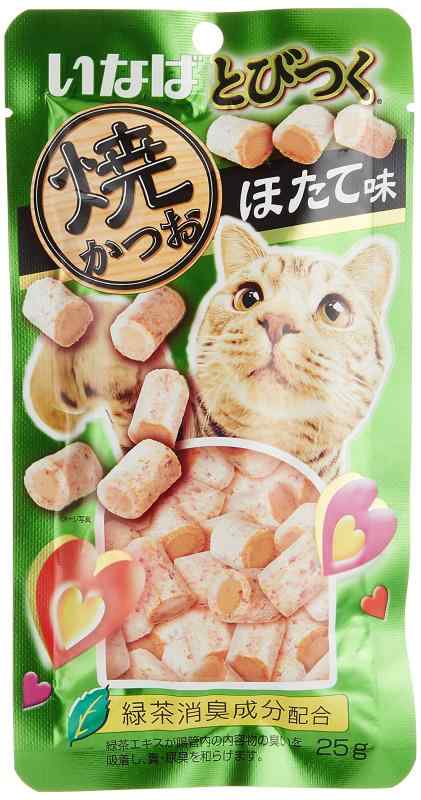 Pet Goods - いなば とびつく焼かつお ほたて味 25g 6個セット