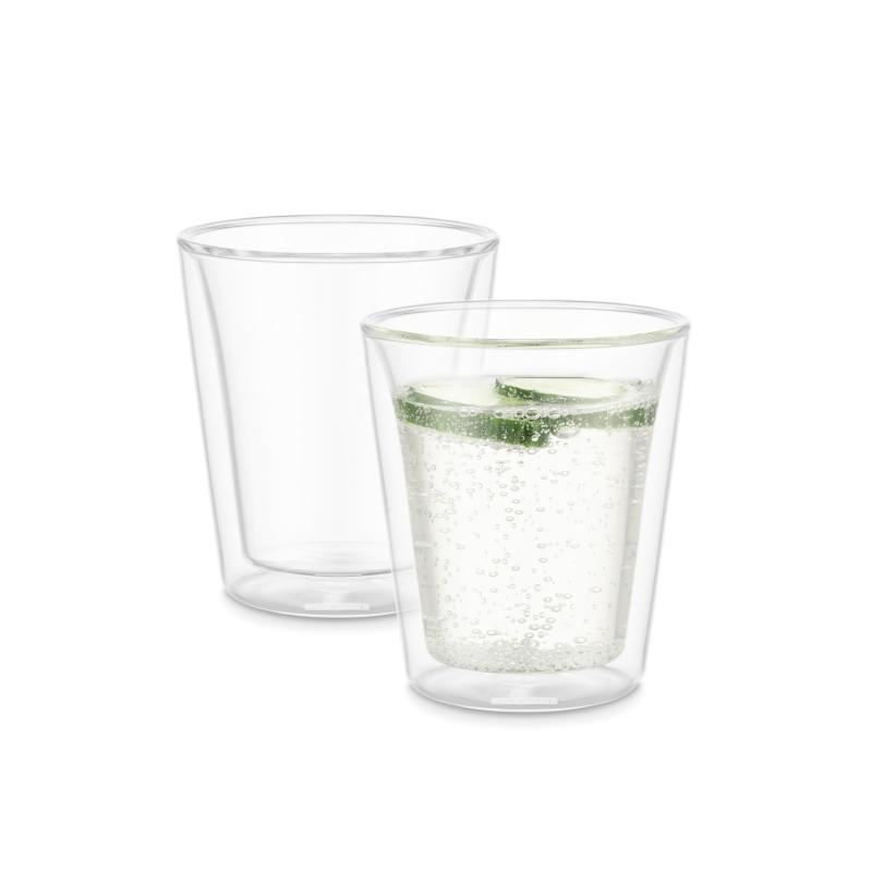 BODUM ボダム グラス コップ タンブラー BODUM CANTEEN ボダムキャンティーン ダブルウォール グラス 200ml 2個セット 保温保冷性 二重構造 耐熱ガラス 電子レンジ可 オーブン可 食洗器可 冷凍庫可