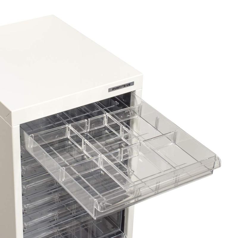 ナカバヤシ アバンテV2 オプション仕切板 A4タテ型引出し用 浅型用 AW-22S 透明