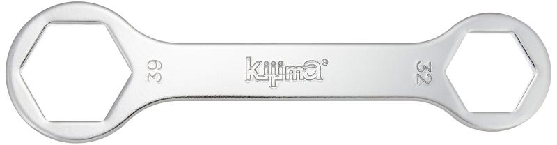 樂天商城 - キジマ(Kijima) バイク 工具 2WAYレンチ ロックナット用 32/39mm 302-869