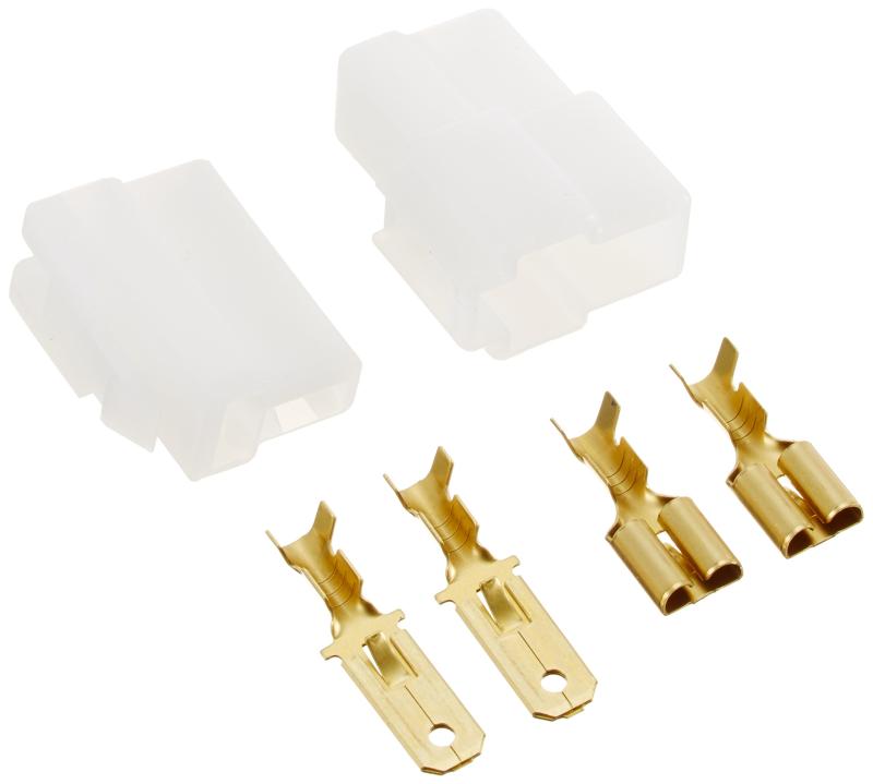 乐天商城 - キタコ(KITACO) コネクターセット 250型/2極(オス/メス)/1セット 汎用 0900-755-02005