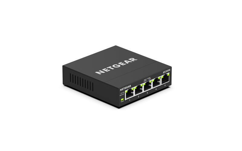 ネットギア NETGEAR スイッチングハブ 5ポート 1G 金属筐体 静音ファンレス アンマネージプラス GS305E-100JPS