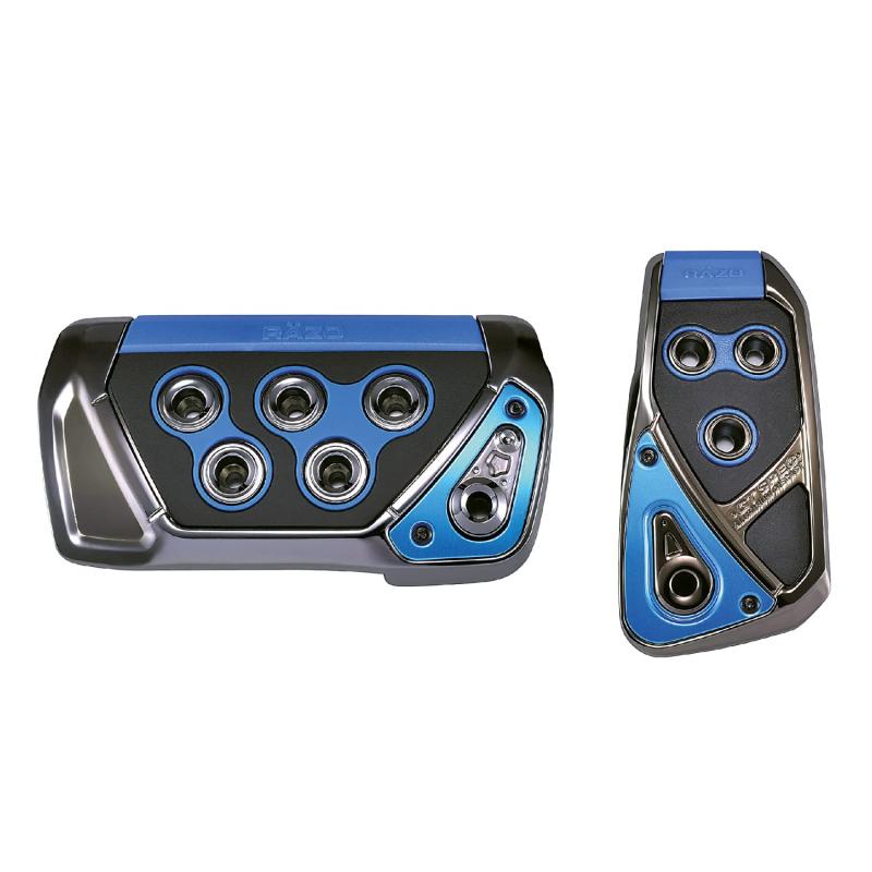 カーメイト 車用 ペダルセット RAZO GT SPEC AT-SS BLUE RP109BL