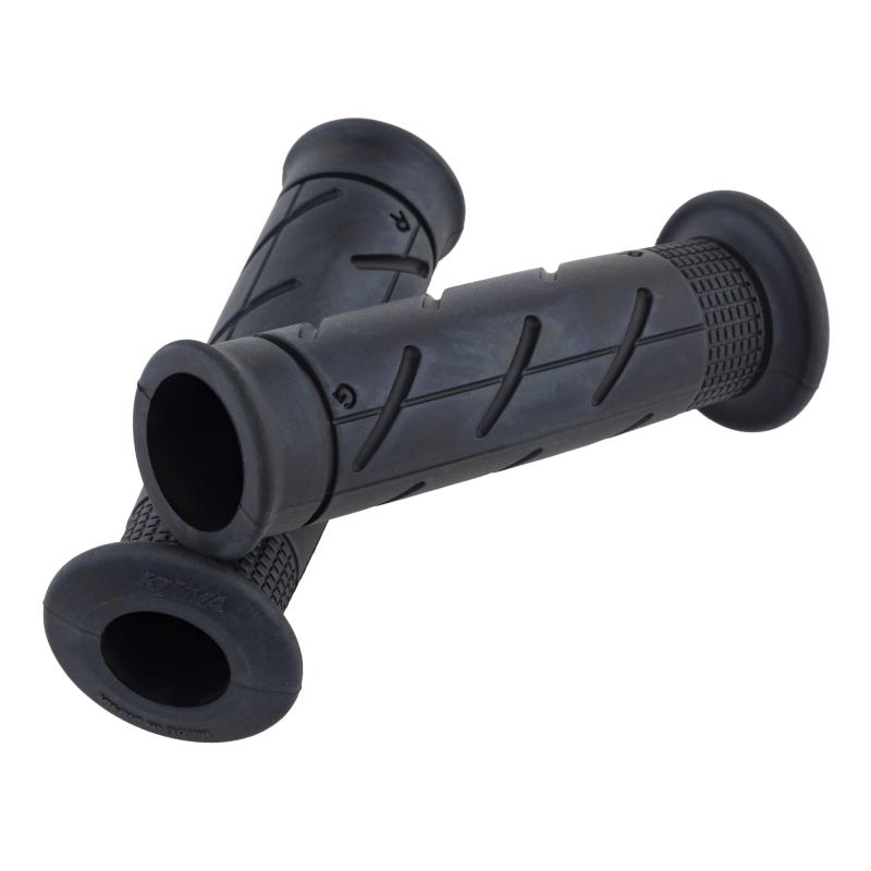 キジマ(Kijima) バイクパーツ グリップ シーンセレクトドクター ラバー製 120mm φ22.2mm 貫通タイプ ハード(硬め) 汎用 201-6817