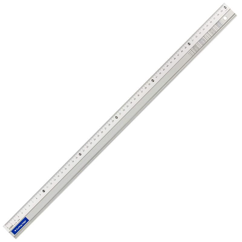 樂天商城 - ライオン事務器 カッティング定規 60cm AL-60 アルミ