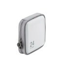 エレコム DVD CDケース セミハード ファスナー付 24枚収納 ホワイト CCD-H24WH(2)