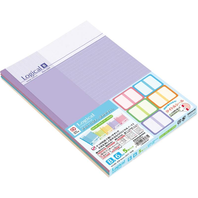 �ʥ��Х䥷 ��������Ρ��� B5 B�� 5���ѥå� �ѥ��ƥ� ��-B525B-5P