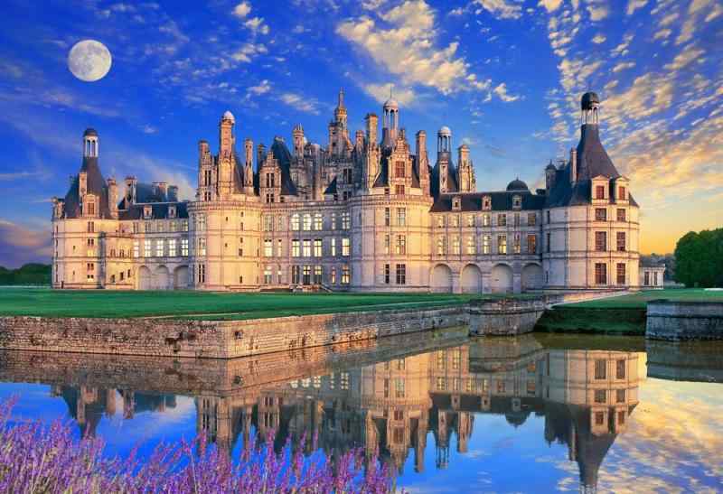 世界極小1000マイクロピース ジグソーパズル 世界遺産 シャンボール城(26x38cm)