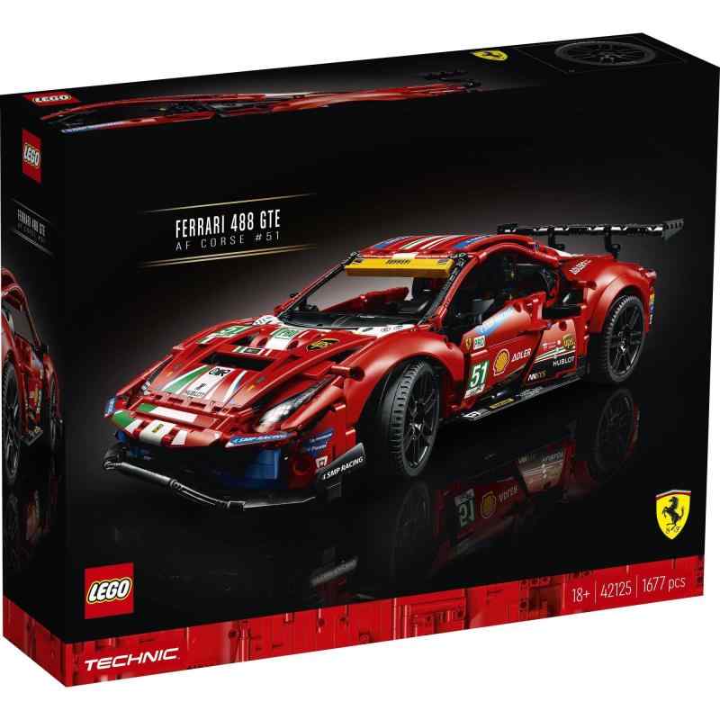 レゴ(LEGO) テクニック フェラーリ 488 GTE AF コルセ 51 42125 おもちゃ ブロック STEM 知育 車 くるま 男の子 大人レゴ