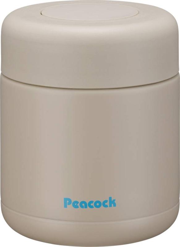 Rakuten - ピーコック魔法瓶工業(The-peacock) ピーコック スープジャー 300ml 保温 男子 女子 子供 保温 フードジャー 魔法瓶 弁当箱 ベージュ LKD-30 CA