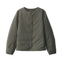 無印良品 ダウンジャケット婦人 軽量ダウンノーカラージャケット (帯電防止裏地)レディース