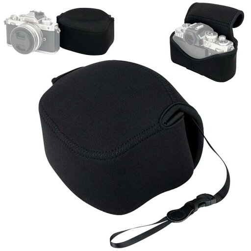 JJC カメラポーチ ケース ニコン Z fc + 16-50mm / ニコン Z50 + 16-50mm / Sony A6700+E PZ 16-50mm f/3.5-5.6 OSS/Fujifilm X-T50 + XC15-45mm F3.5-5 JJC カメラポーチ ケース ニコン Z fc + 16-50mm / ニコン Z50 + 16-50mm / Sony A6700+E PZ 16-50mm f/3.5-5.6 OSS/Fujifilm X-T50 + XC15-45mm F3.5-5