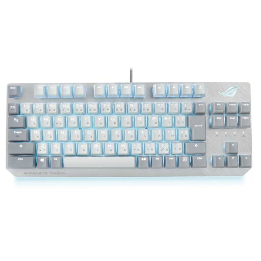 ASUS ゲーミングキーボード ROG Strix Scope NX TKL Moonlight White メカニカル 有線 日本語配列 ROG-NXスイッチ 80%レイアウト FPS RGBライティング アルミフレーム ASUS ゲーミングキーボード ROG Strix Scope NX TKL Moonlight White メカニカル 有線 日本語配列 ROG-NXスイッチ 80%レイアウト FPS RGBライティング アルミフレーム
