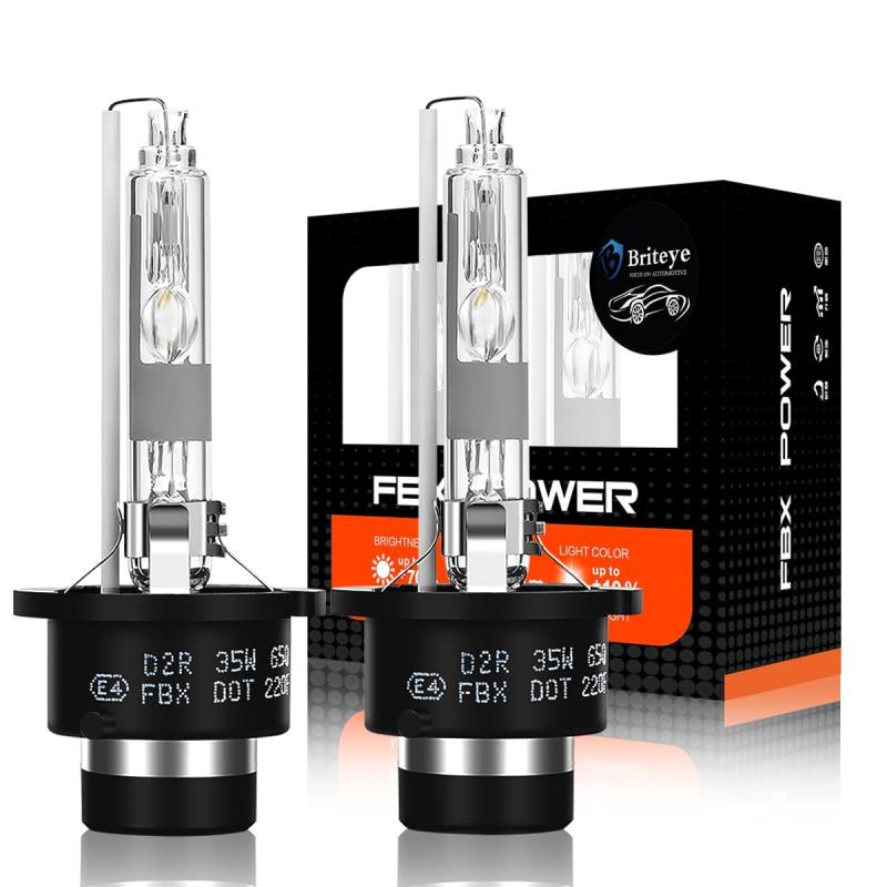 樂天商城 - Briteye(まぶしい) 35W D2R HID ヘッドライトバルブ 8000K 純正交換用 バルブ ヘッドランプ 12V 車用（2個入り）