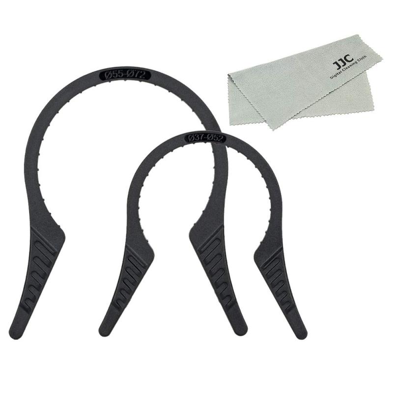 2枚入 JJC フィルターレンチ フィルタールーズ 37-52mm 55-72mm スレッド CPL UV ND フィルター 適用 ..