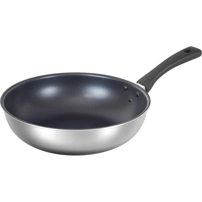 和平フレイズ 焼きムラしにくい 深型フライパン ウォックパン 28cm IH対応 ガス PFOAフリー ふっ素樹脂加工 ミラマイト RB-2904