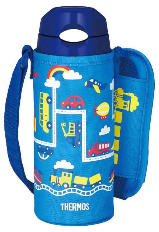 樂天商城 - サーモス 水筒 真空断熱ストローボトル 400ml ブルーネイビー 保冷専用 FHL-402F BL-N
