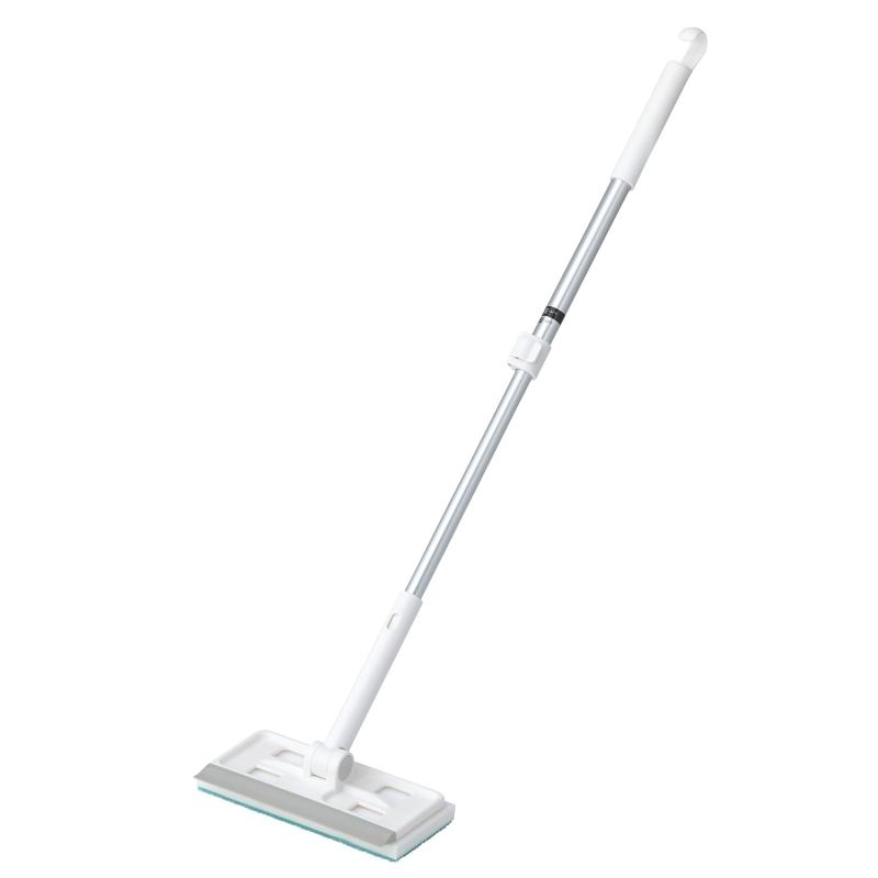 レック 激落ちくん 浴室用 凹凸床 ・ 天井 ブラシ &amp; 水切りワイパー (伸縮タイプ)