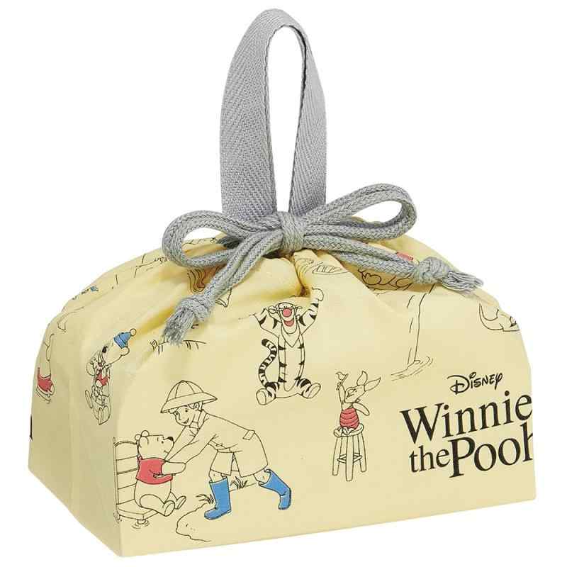 スケーター(Skater) 子供用 お弁当 巾着袋 ディズニー くまのプーさん Cafe 日本製 KB7-A(3)