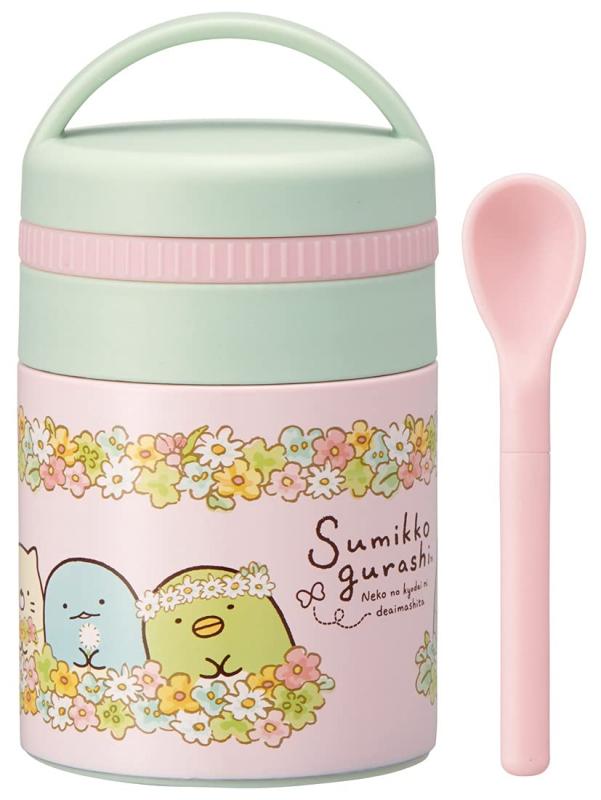 スケーター (skater) 抗菌 保温 保冷 スープジャー 小さめサイズ すみっコぐらし 180ml LJFC2NAG-A