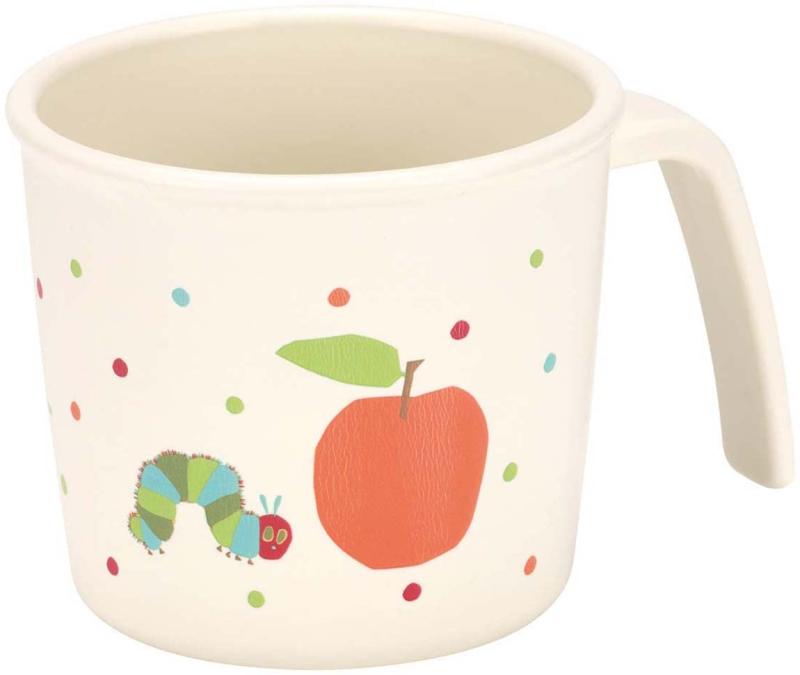 SKATER ベビー食器 コップ 子供用 5ヵ月頃~ 抗菌 プラスチック製 230ml はらぺこあおむし XP21AG-A