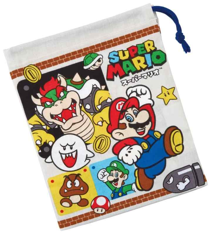 スケーター(Skater) 子供用 コップ袋 21×15cm 日本製 スーパーマリオ 23 男の子 KB62