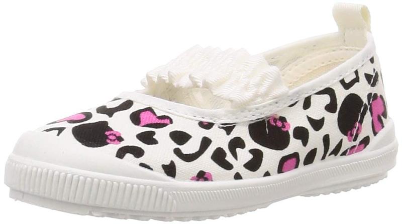 楽天DONZ STORE[サンリオ] 上履き ハローキティS04 ガールズ ホワイト 13 cm 2E