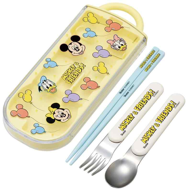 スケーター(Skater) カトラリーセット 子供用 お弁当 箸 スプーン フォーク 日本製 スライド式 名前シ..