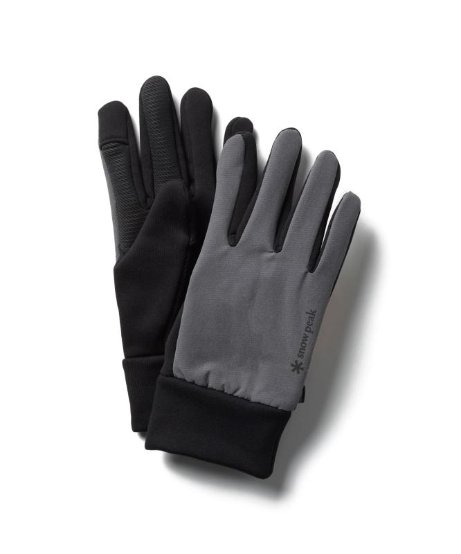 スノーピーク(snow peak)Polartec Power Stretch Gloves AC-25AU019 グローブ 手袋 軍手 メンズ レディース GREY 1
