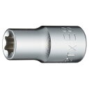 トネ(TONE) E型トルクスソケット 2TX-E08 差込角6.35mm(1/4") E08(3)