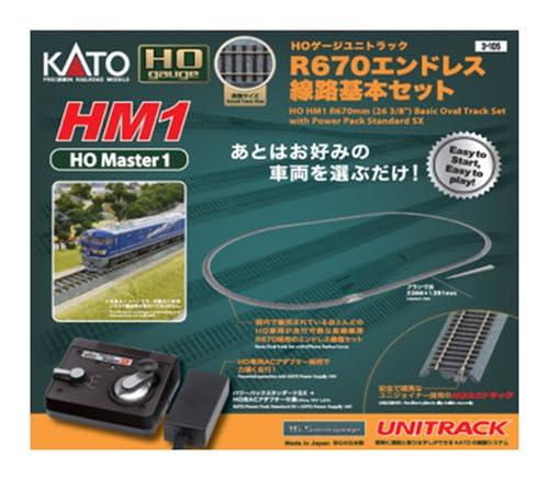 KATO HOゲージ HM1 HOユニトラック R670エンドレス線路 基本セット 鉄道模型 レールセット 3-105