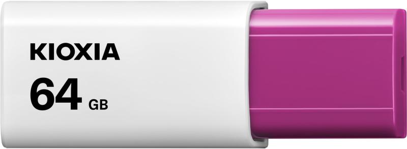 KIOXIA(キオクシア)【日本製】USBメモリ 64GB USB3.2 Gen1 ノックスライド式 KLU304A064GR