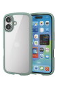 エレコム iPhone 16 ケース クリア 耐衝撃 衝撃吸収 フレームカラー ハイブリッド 薄型 軽量 ワイヤレス充電 ストラップホール付き 全周エアークッション ストラップホルダーシート付 PM-A24ATSL(3)