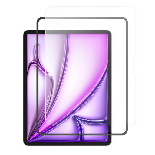 NIMASO アンチグレア ガラスフィルム iPad Air13 インチ M3 2025用/M2 2024用 保護 フィルム 強化 ガラス サラサラ 反射低減 指紋防止 ガイド枠付き アイパッド エアー13 DTB24E1257 NIMASO アンチグレア ガラスフィルム iPad Air13 インチ M3 2025用/M2 2024用 保護 フィルム 強化 ガラス サラサラ 反射低減 指紋防止 ガイド枠付き アイパッド エアー13 DTB24E1257