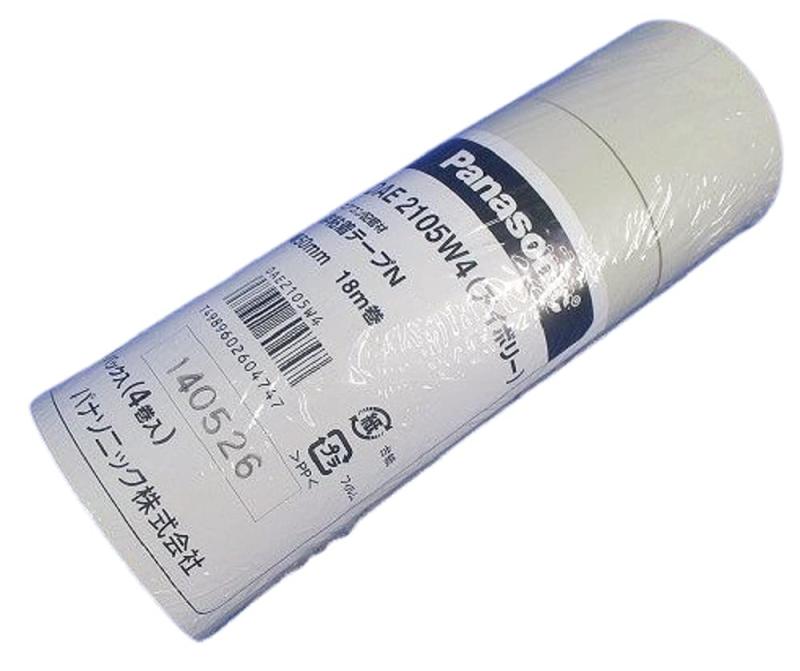 パナソニック(Panasonic) エアコン配管材スッキリダクト 非粘着テープN 4巻入 パック アイボリー 呼び..