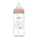 ピジョン 母乳実感 哺乳びん 300ml 軽くて割れにくいプラスチック製 Drop ガラスの様なプレミアムな透明度(T-Ester)