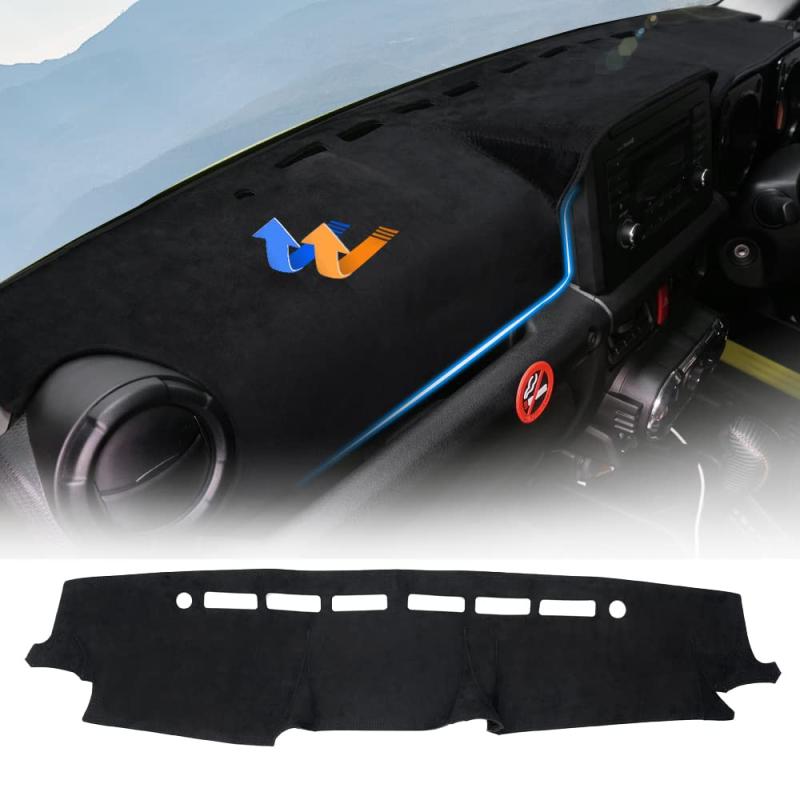 Cartist 新型 ジムニー JB64 ジムニーシエラ JB74 ダッシュボードマット ダッシュボードカバー 映り込み防止 高級 ポリエステル素材 H30.7～現行 JIMNY SIERRA 専用 カスタムパーツ 日焼け防止 滑り止