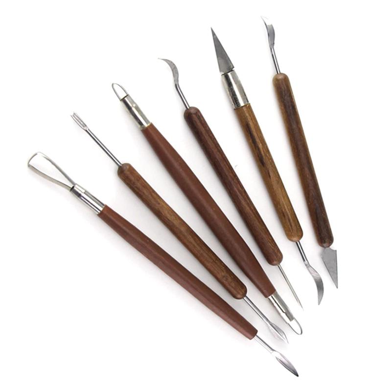 粘土ヘラ (6本 セット)細工 オーブン