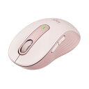 ロジクール Signature M650MRO ワイヤレスマウス 静音 ローズ 無線 Bluetooth Logi Bolt Unifying非対応 windows mac iPad Android Chrome OS スクロールホイール 無線 静音 M(2)