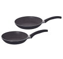 Ballarini バッラリーニ 「 パヴィア フライパン 2pc セット (20cm × 26cm) イタリア製 」 ガス火専用 グラニチウム 5層コーティング Z1020-455