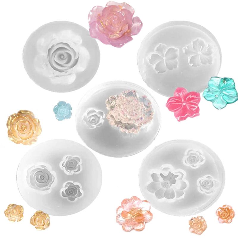 サムコス シリコンモールド UVレジン ソフトモールド セット かわいい きれい 粘土 樹脂 石膏 石鹸 キ..