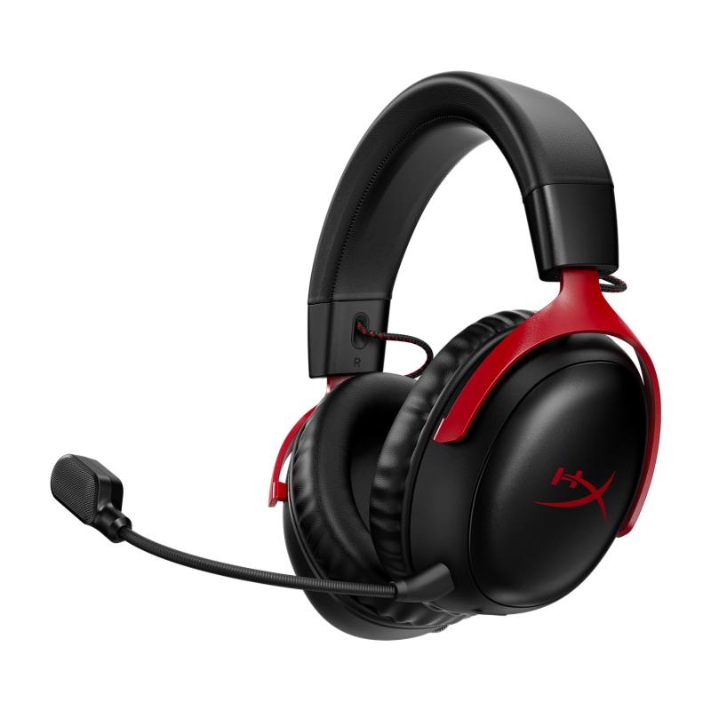 ハイパーエックス(HyperX) HyperX Cloud IIIワイヤレスゲーミングヘッドセット DTS Headphone:X空間オーディオ 53mmドライバー搭載 Cloud IIの 快適性 ブラック‐レッド PC、PS5、PS4、Xboxシリーズ