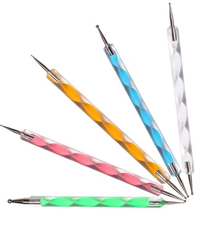 LIKENNY ドットペン ネイルアート両頭用 ドット棒 ネイル筆 ネイルアートペン ネイルドットペン ネイル..