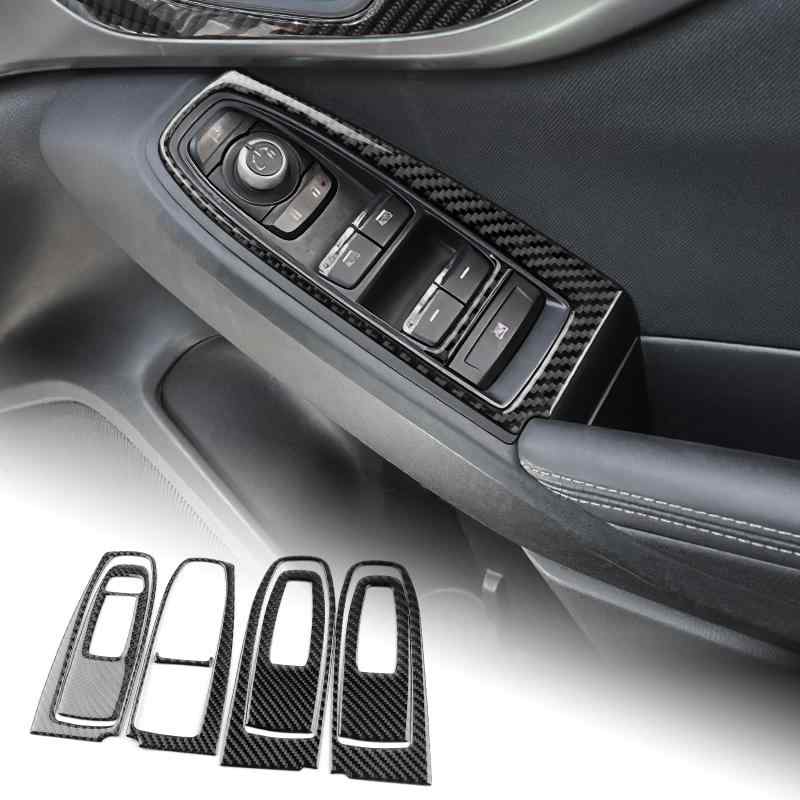 AIRSPEED スバル XV GT系/スバル インプレッサ GT/GK系 専用 Subaru Impreza XV アクセサリー カーボンファイバー 内装 カスタム パーツ ドアスイッチパネルカバー インテリアパネル ドアスイッチカバ