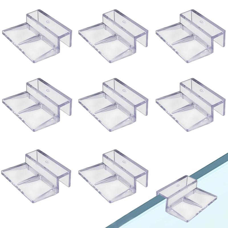 サムコス 水槽 蓋受け 6mm 透明 アクリル 水槽 ガラス蓋受け 滑り止め 耐久 水槽 蓋 クリップ 水槽用品..